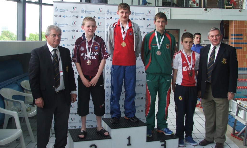 Jack McCullough wins at National Swimming Finals (Athlone, May 2013)